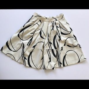 Banana Republic XO Printed Pointe Skirt Pockets